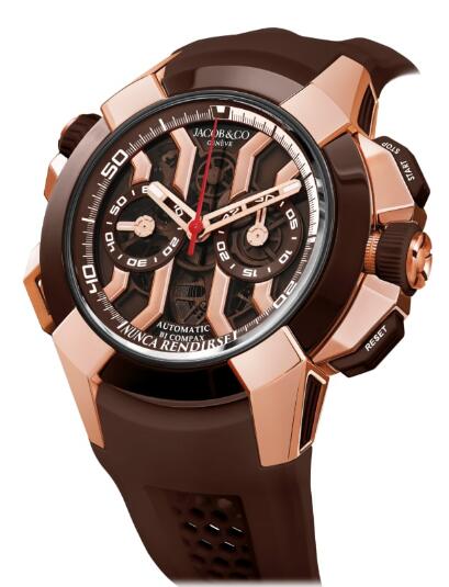 Jacob & Co Epic X Chrono Rose Gold EC323.42.AD.AD.ABRUA Replica watch